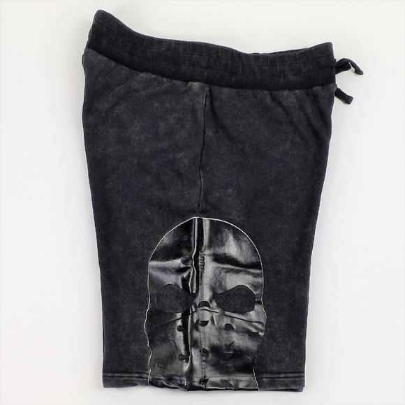 Head Rush Black Acid Mineral Wash Shorts Mens Medium NWT - Picture 3 of 6